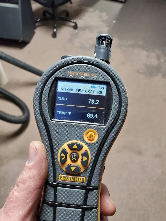 Moisture meter humidity assessment for Mold Remediation & Removal in Sodus